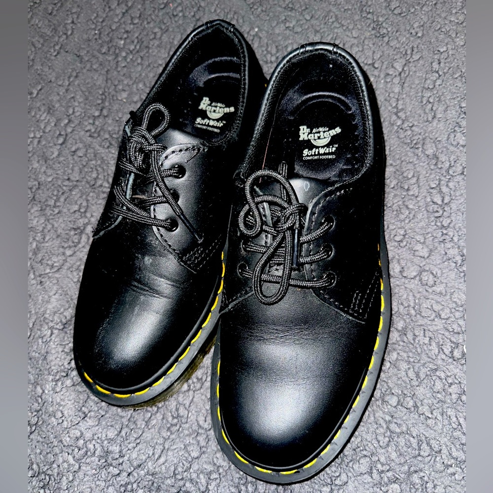 Dr. Martens Slip Resistant Leather Oxford Shoes